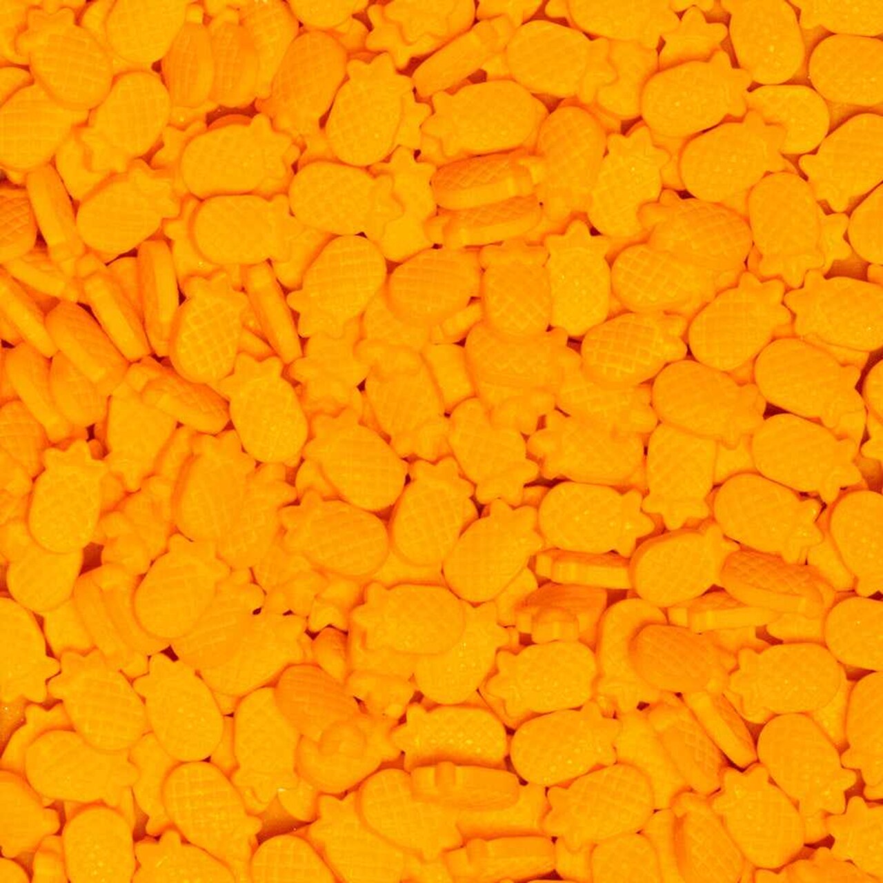 Krazy Sprinkles - Pineapples (1/2 Cup, 1x Jar) for Cakes, Ice Cream & Cookies